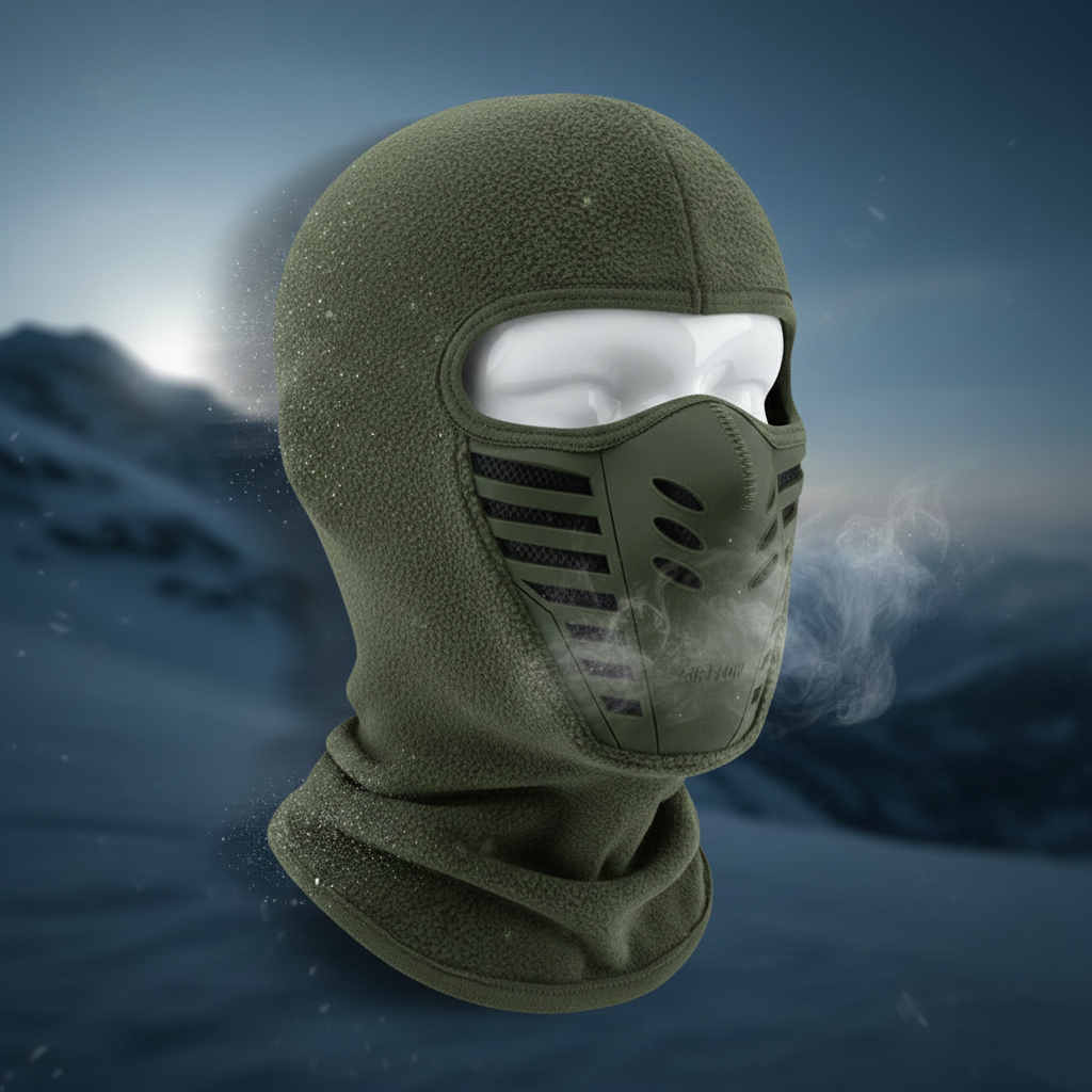 Winter Thermal Windproof Face Mask With Full Coverage For Outdoor Sports | Temsk