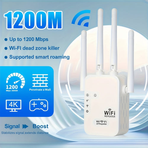 High Range WiFi Extender For Stronger Home Coverage Temsk