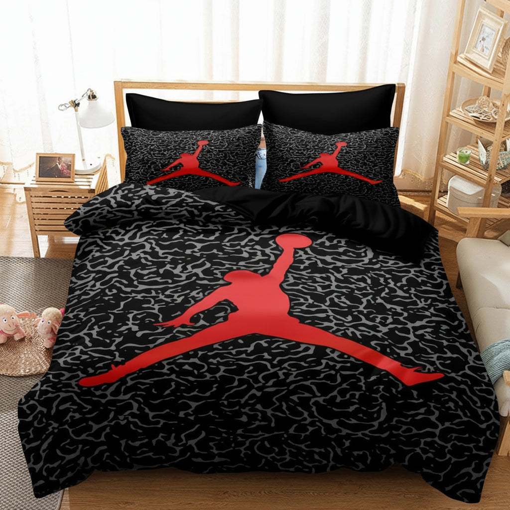 Hoops Duvet Cover Set For Kids And Teens Bedroom Decor | Temsk