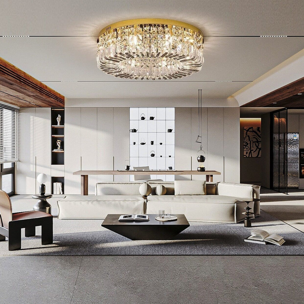 Aurelia Ring Crystal Chandelier for Elegant Hallways and Living Areas | Temsk