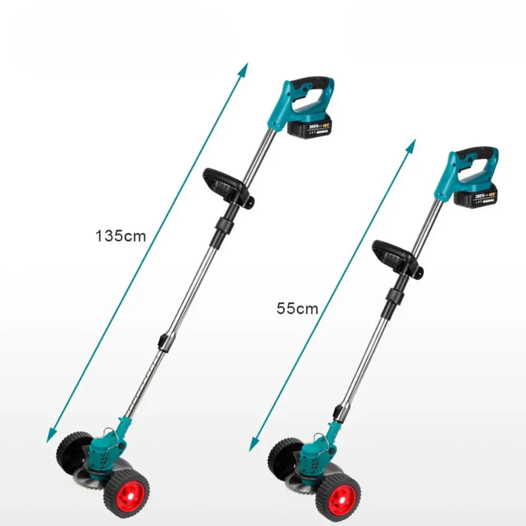 Cordless Grass Trimmer For Weeds And Lawn Care Adjustable Electric Cutter | Temsk