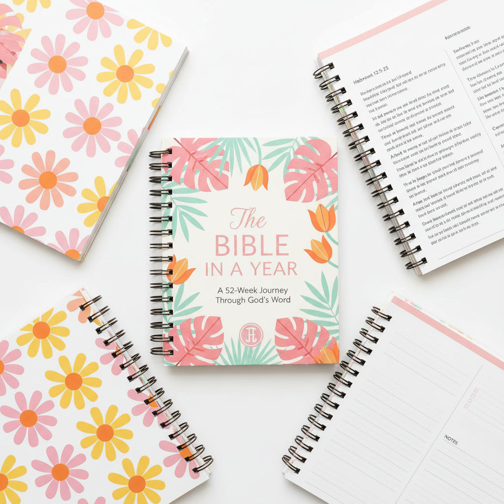 Spiral Bound Undated Weekly And Monthly Paper Planner | Temsk