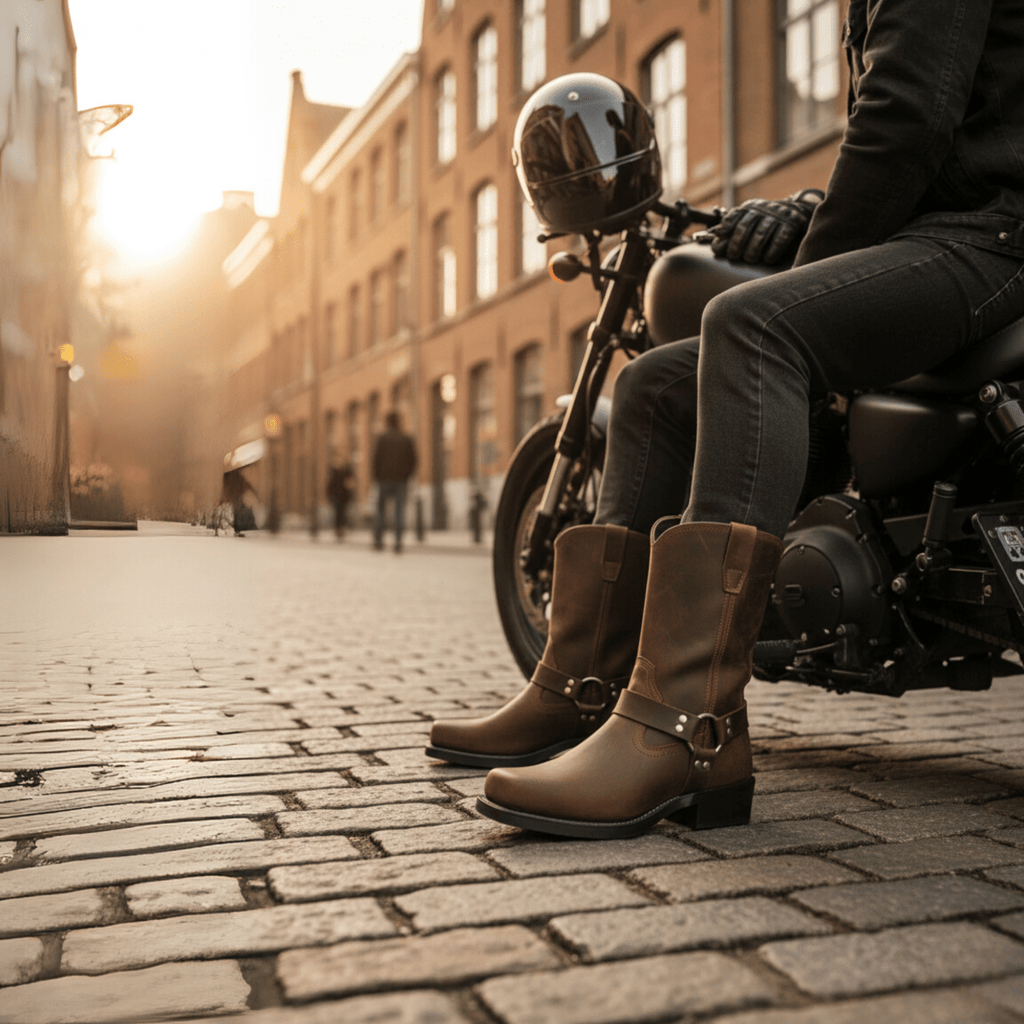IronForge Harness Boots for Men with Waterproof Leather | Temsk