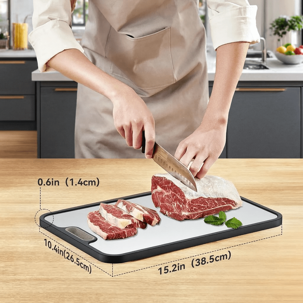 ApexForge Titan Cutting Board Double Sided Non Slip Prep Surface | Temsk