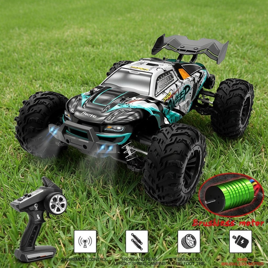 NovaRidge Fury RC Car 70 Km Per Hour 4WD High Speed for Extreme Outdoor Racing | Temsk