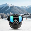 AuroraShield Pro Fuld Ansigts Ski Maske Med Brudsikker TPU Ramme Og Klar PC Linse | Temsk