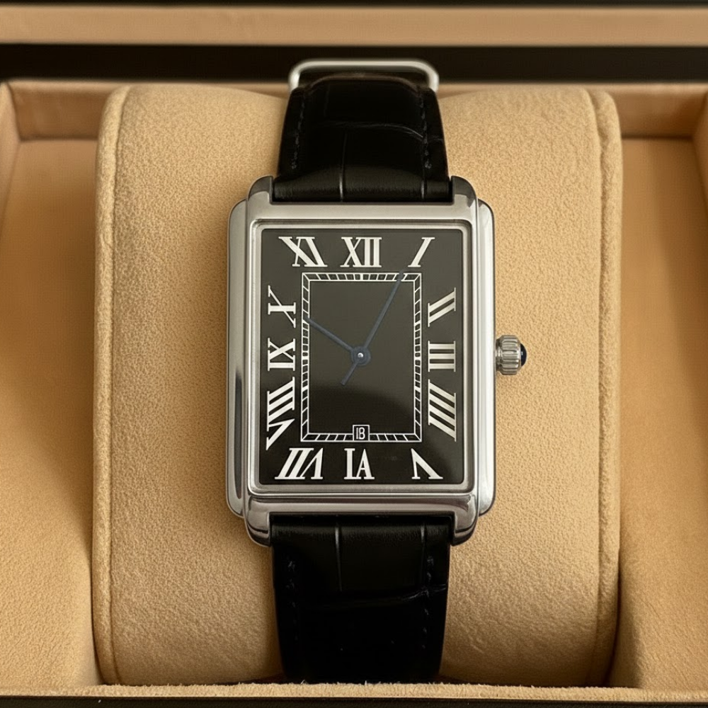 Men's Square Analog Dress Watch With Retro Style For Everyday Wear | Temsk