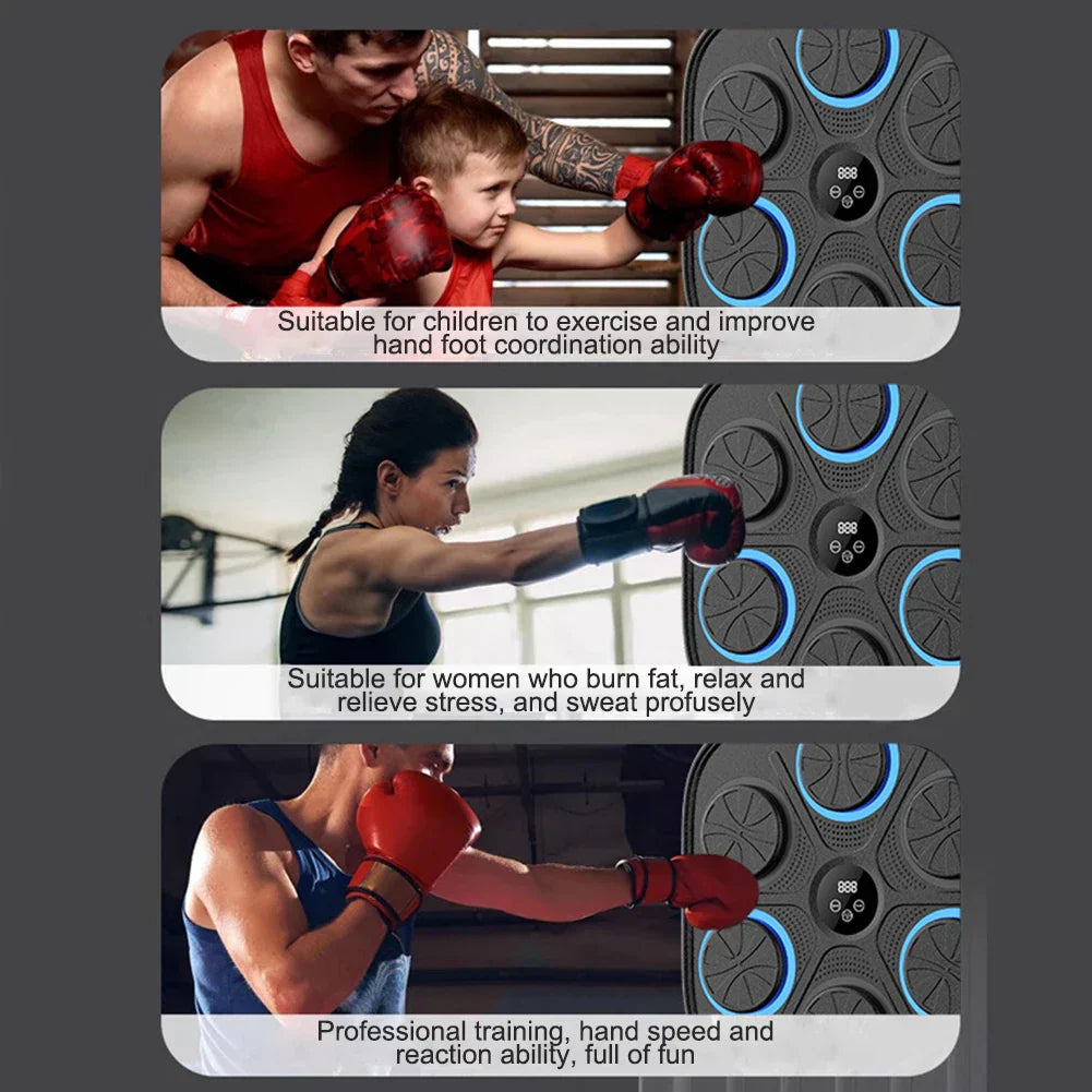 Wandmontierter Boxtrainer für Reaktionsgeschwindigkeit und Hand-Auge-Koordination | Temsk
