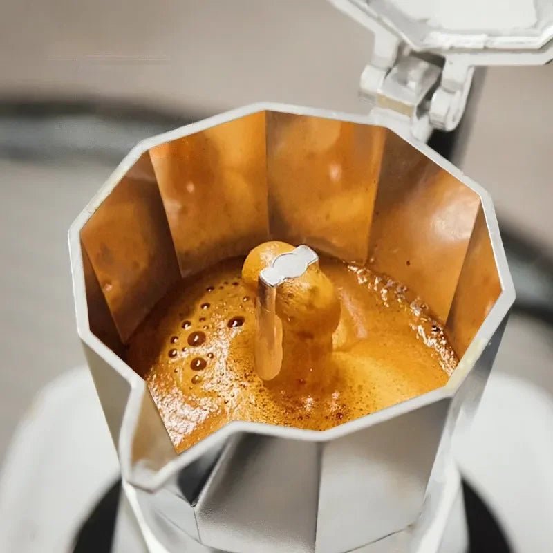 VivaBrew Portable Italian Aluminum Espresso Maker for Intense Aroma | Temsk
