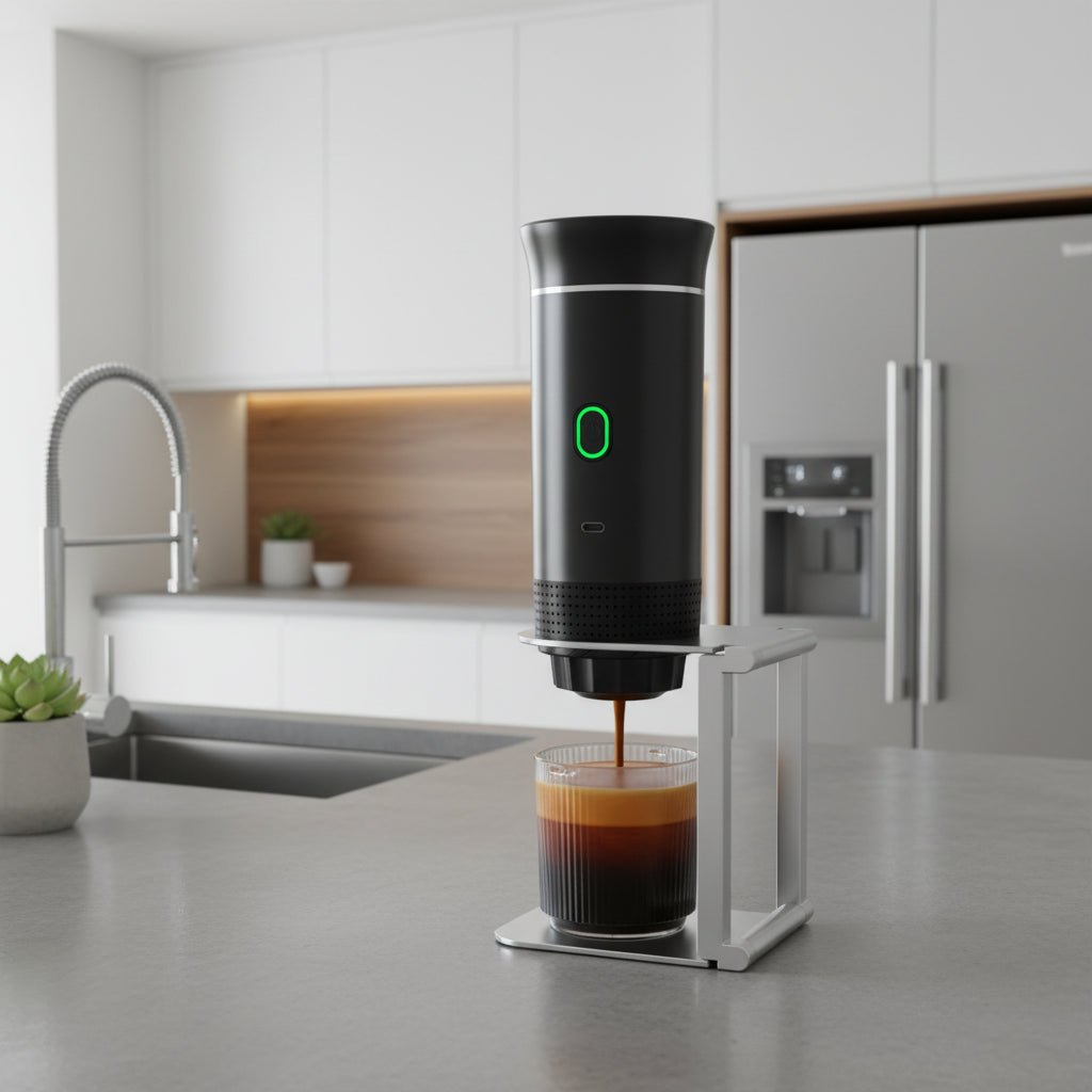 NovaBrew přenosný 3v1 espresso kávovar s vysokotlakou extrakcí | Temsk