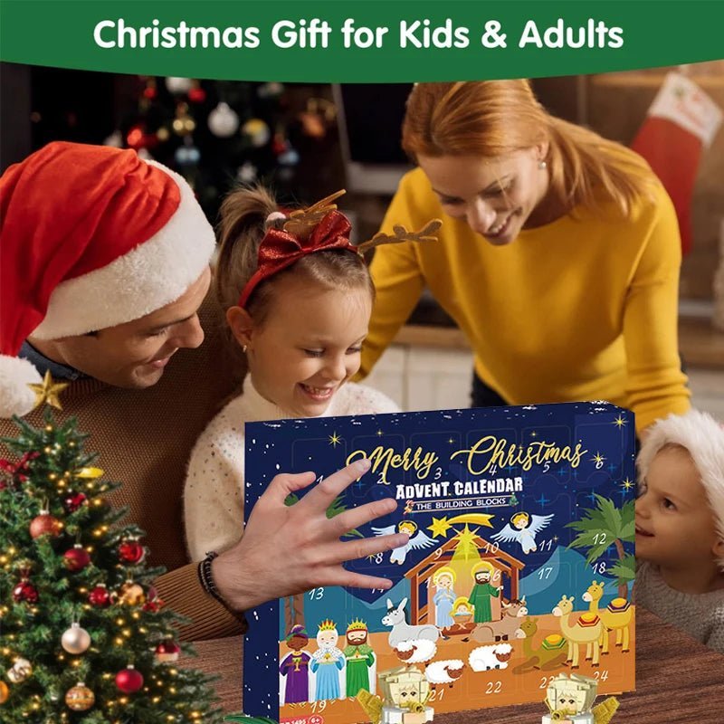 ArtisanJoy Advent Calendar Nativity Build Set For Families 24 Blocks | Temsk