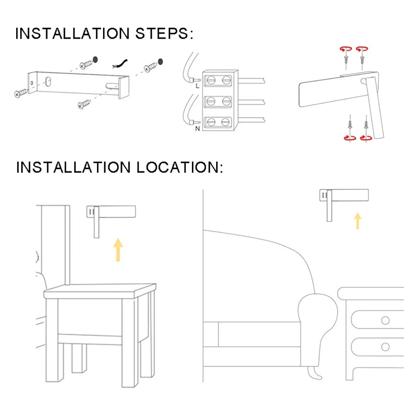 TwirlNova Rotatable LED Lamp For Flexible Bed Lighting | Temsk