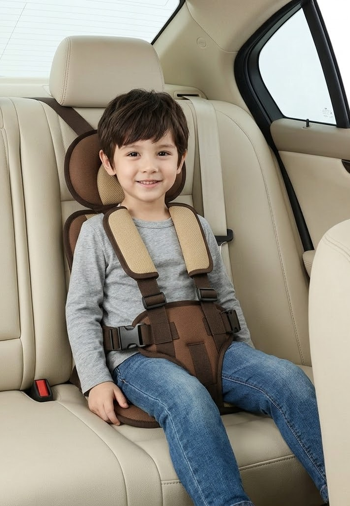 Kindersitz-Gurt-Reisebooster für unterwegs | Temsk