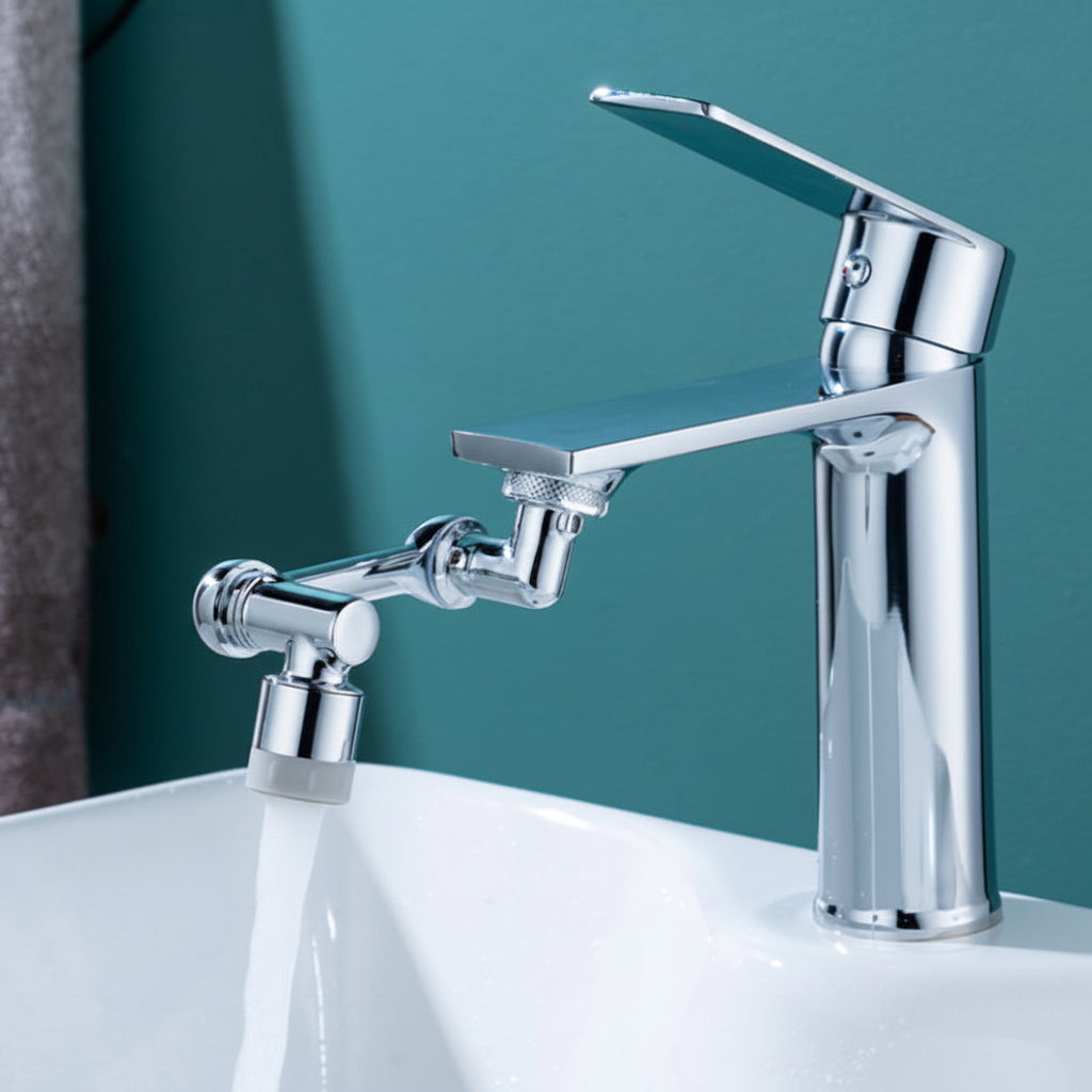 Copper Rotating Faucet Extender With Splash Filter Aerator | Temsk