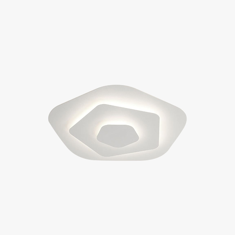 50cm Round LED Ceiling Light Dimmable White For Bedroom And Living Room Acrylic Metal | Temsk