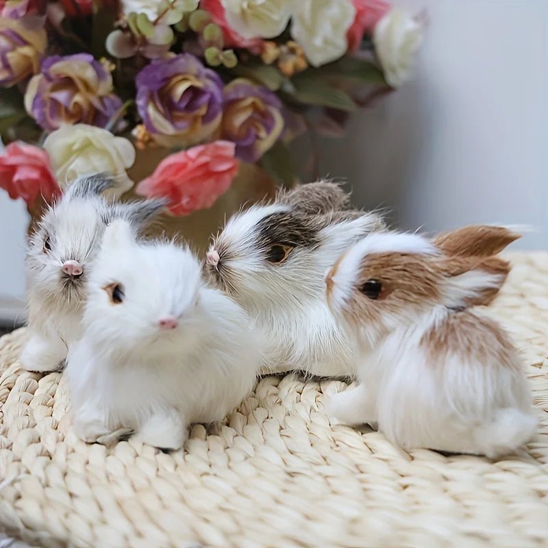 Aurora Easter Bunny Sculpture Set For Elegant Home Decor | Temsk