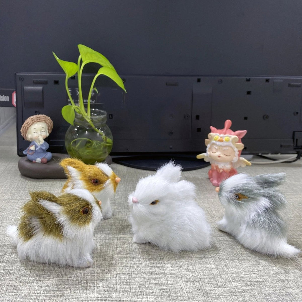 Aurora Easter Bunny Sculpture Set For Elegant Home Decor | Temsk