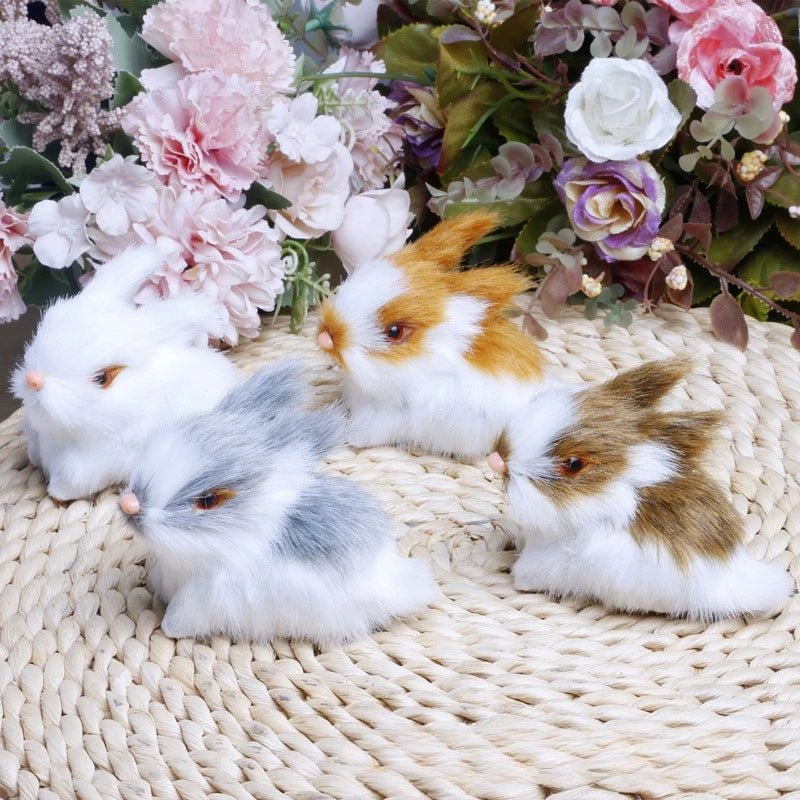 Aurora Easter Bunny Sculpture Set For Elegant Home Decor | Temsk
