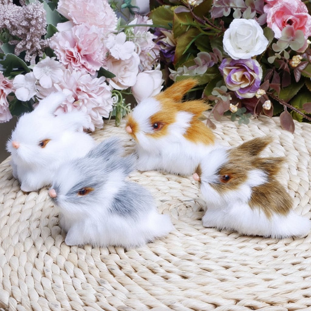 Aurora Easter Bunny Sculpture Set For Elegant Home Decor | Temsk