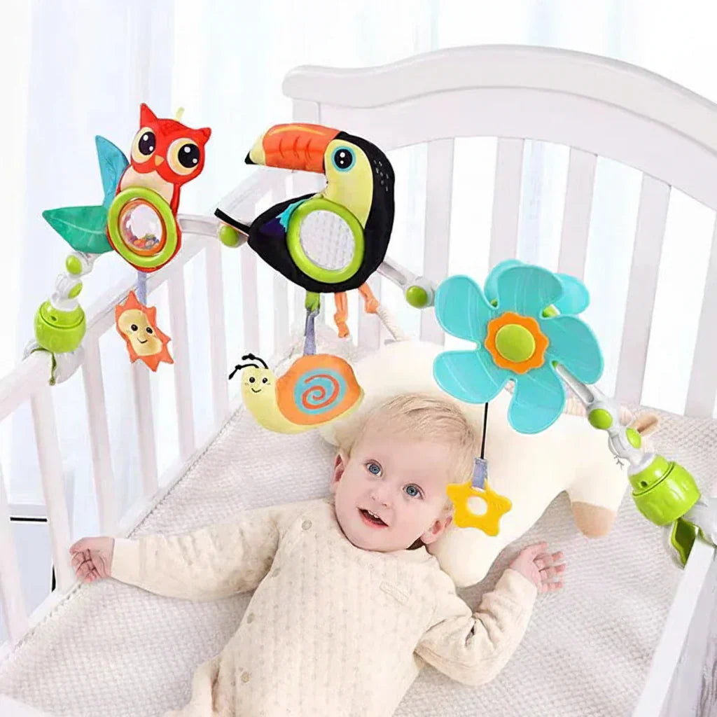Stroller Arch Toy Set for Sensory Play and Travel Fun | Temsk