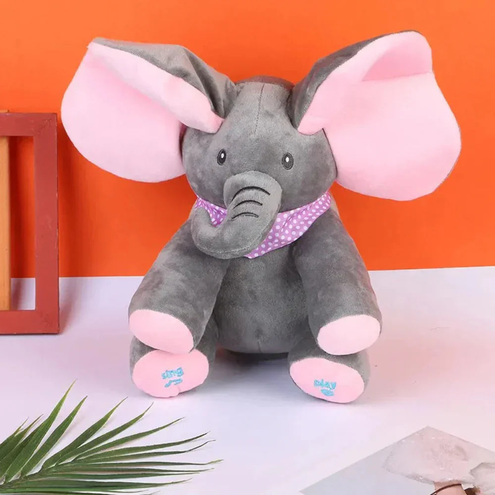 Elefantenspielzeug mit Musik für Bauchzeit und Baby-Bindung | Temsk