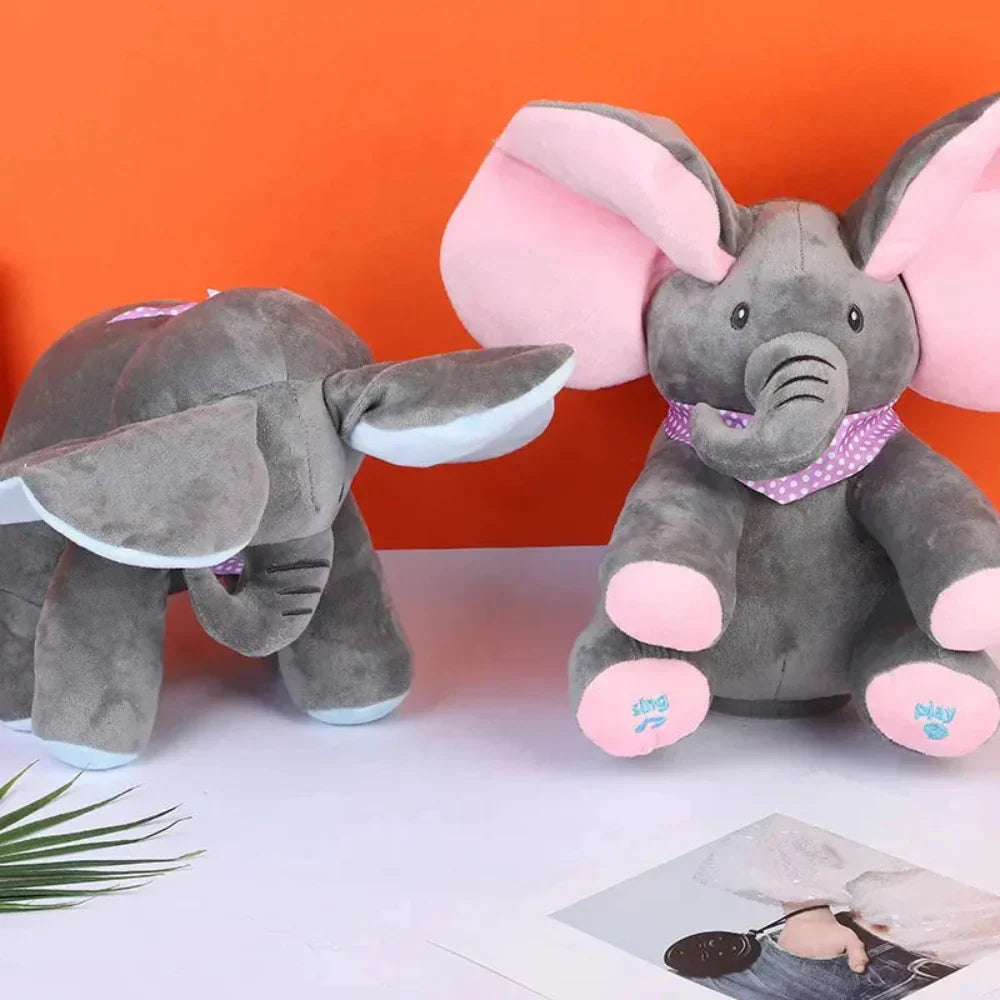 Elefantenspielzeug mit Musik für Bauchzeit und Baby-Bindung | Temsk