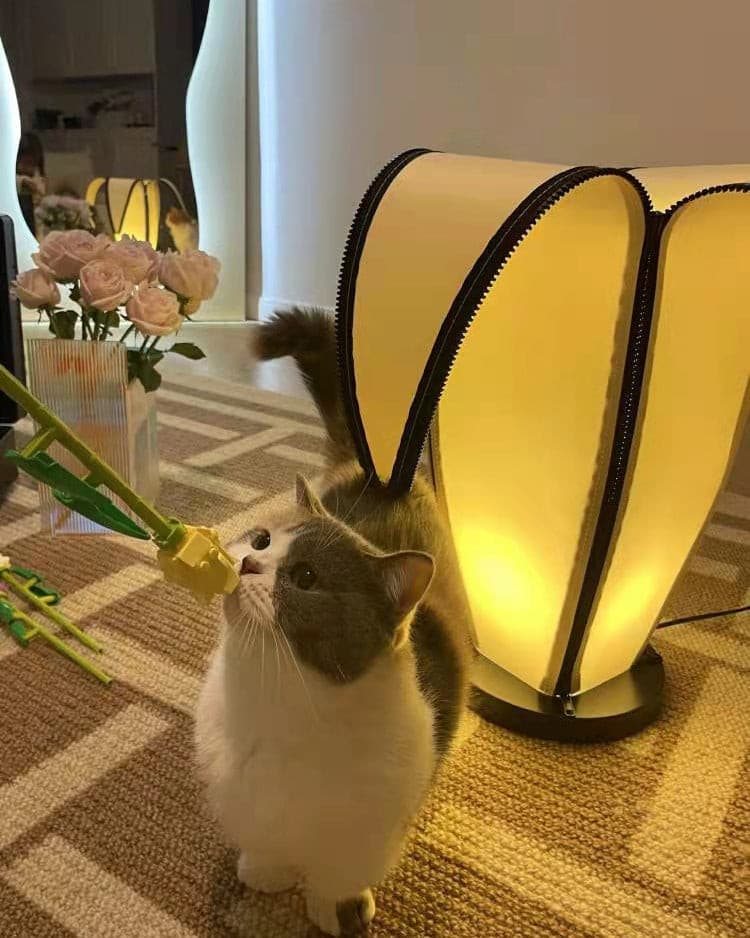 Stolní lampa LumiBan ve tvaru banánu s jemným teplým světlem | Temsk