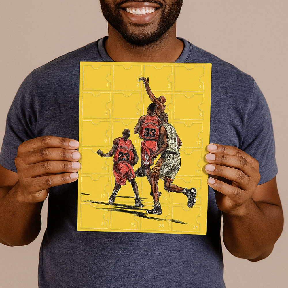 Basketball Mini Figures Advent Calendar Gift Box Set | Temsk