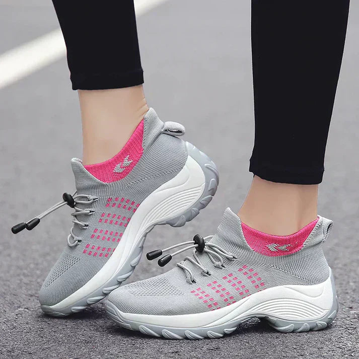 Women's Elastic Support Orthopedic Sneakers Footwear | Temsk