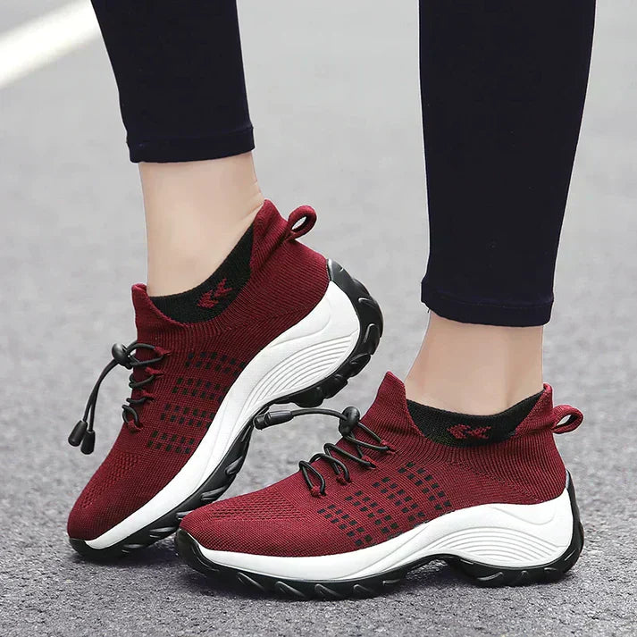 Women's Elastic Support Orthopedic Sneakers Footwear | Temsk