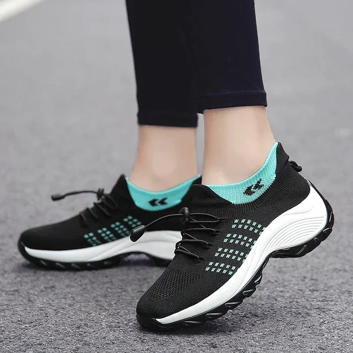 Women's Elastic Support Orthopedic Sneakers Footwear | Temsk