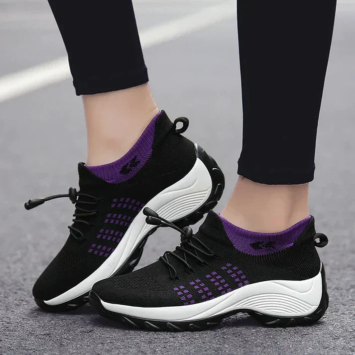Women's Elastic Support Orthopedic Sneakers Footwear | Temsk