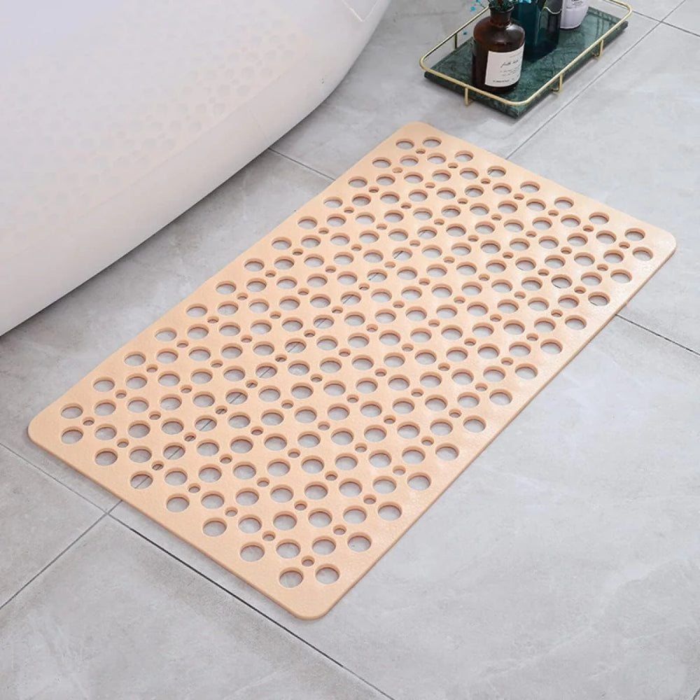 PVC Bath Mat With Suction Cups And Drain Holes For Shower Floor | Temsk