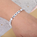 Personalized Name Letter Bead Bracelet For Mother's Day Gift | Temsk