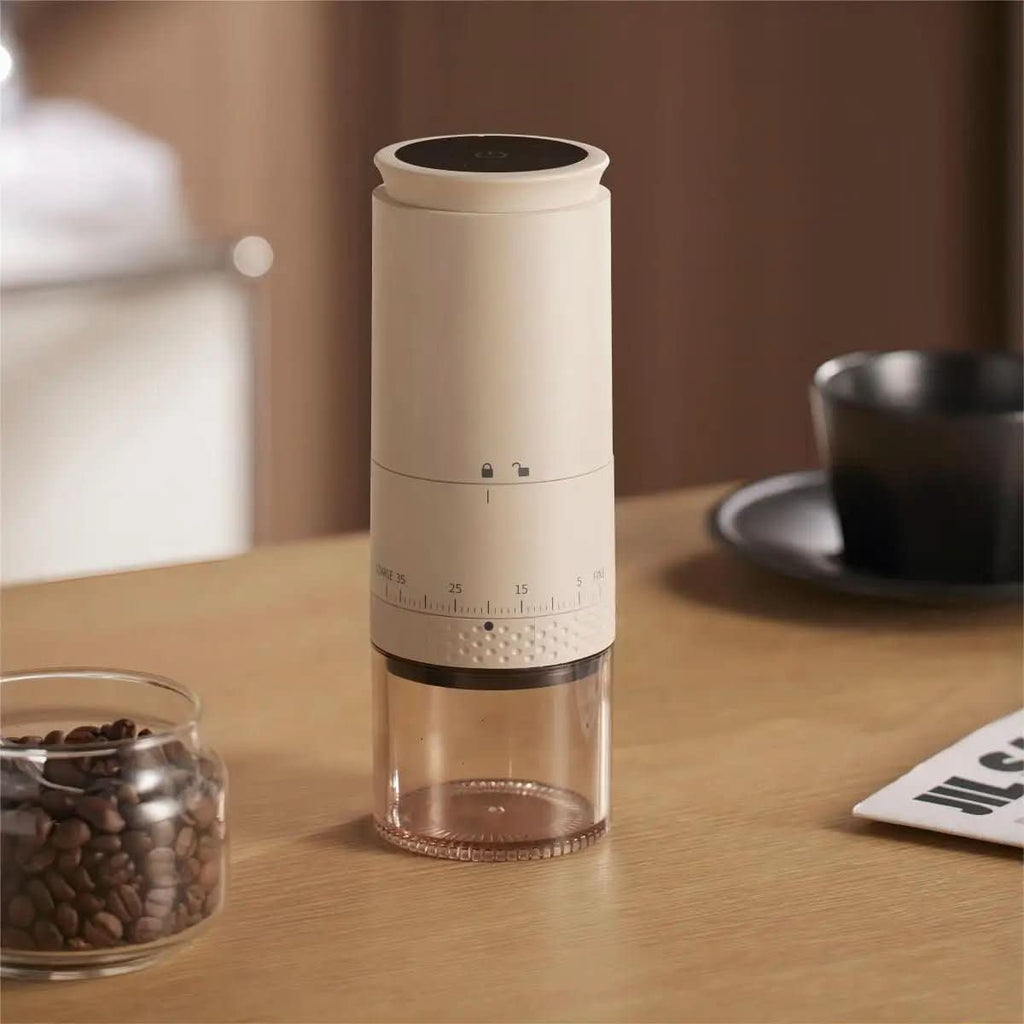 PulseGrind Electric Coffee Grinder With 38 Grinding Levels And USB-C Charging | Temsk