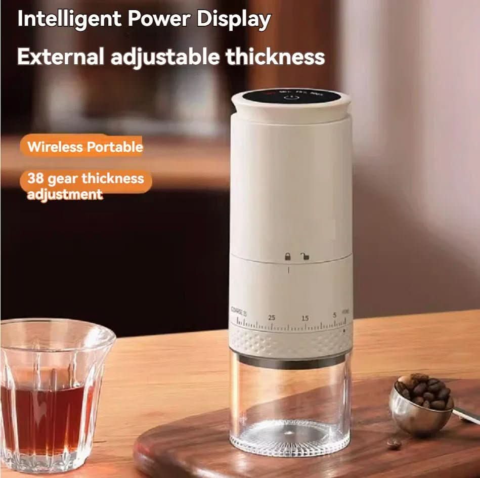PulseGrind Electric Coffee Grinder With 38 Grinding Levels And USB-C Charging | Temsk
