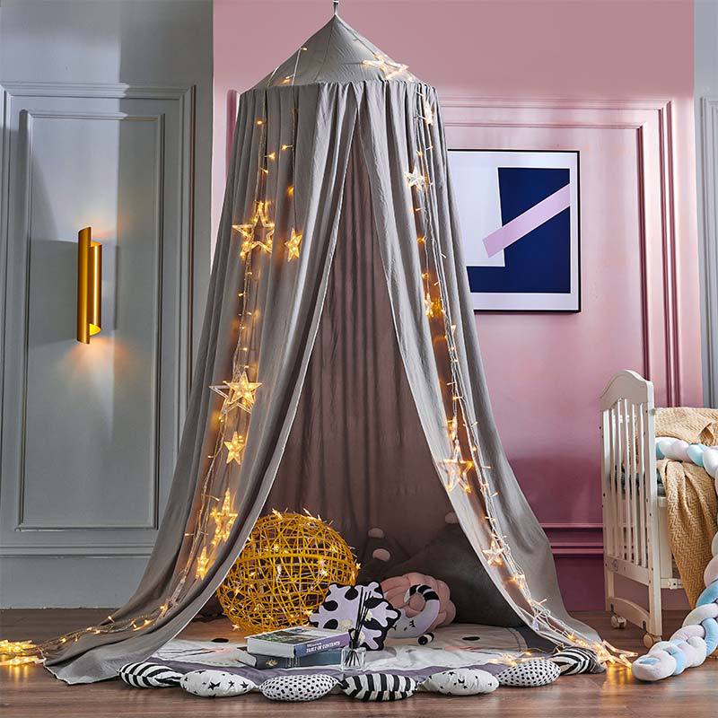 Dreamy Nursery Bed Canopy For Kids Room Decor And Hideaway | Temsk