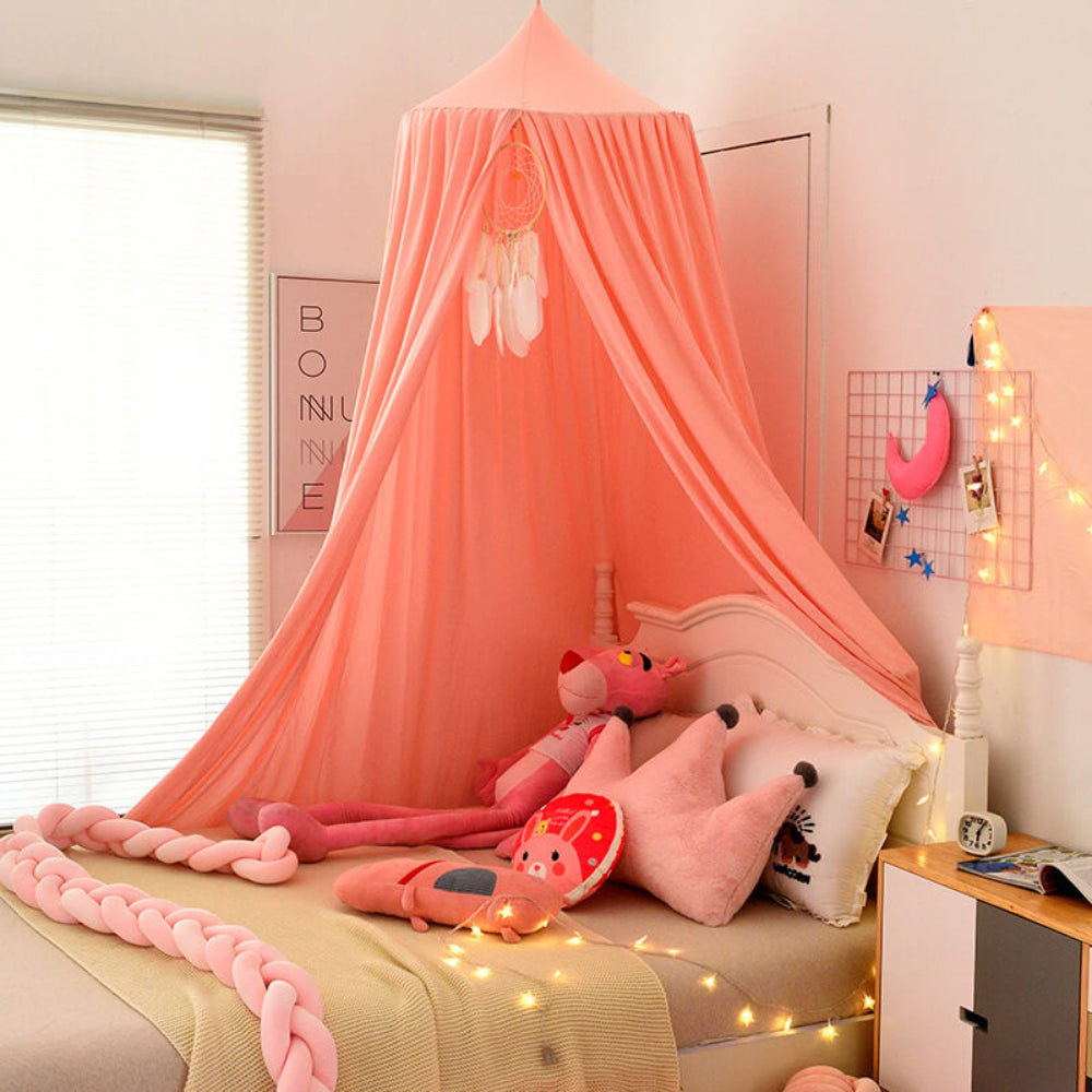 Dreamy Nursery Bed Canopy For Kids Room Decor And Hideaway | Temsk