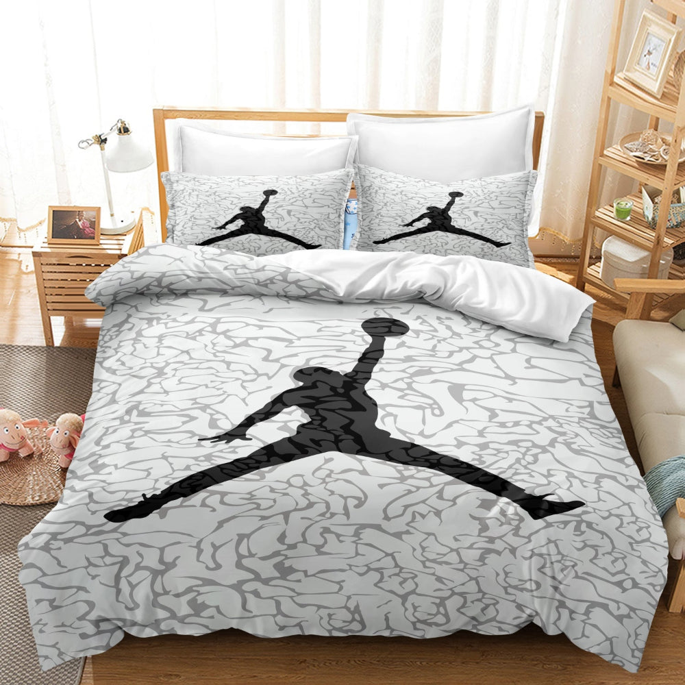 Basketball Print Duvet Cover Bedding Set For Modern Bedroom Style | Temsk