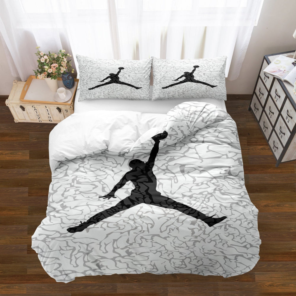 Basketball Print Duvet Cover Bedding Set For Modern Bedroom Style | Temsk