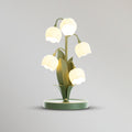 Glockenorchideen-Tischlampe, zarte florale Innenbeleuchtung | Temsk