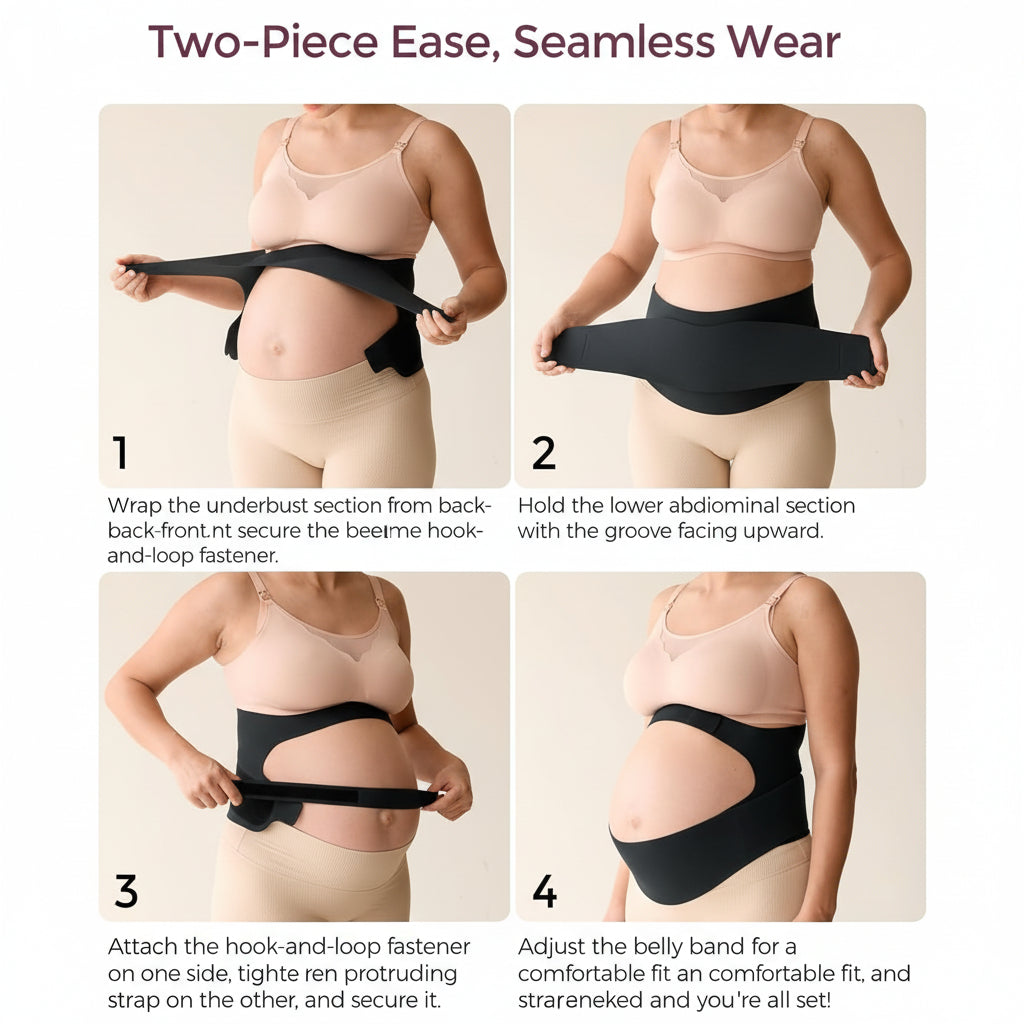 Breathable Belly Band For Maternity Back And Belly Support | Temsk