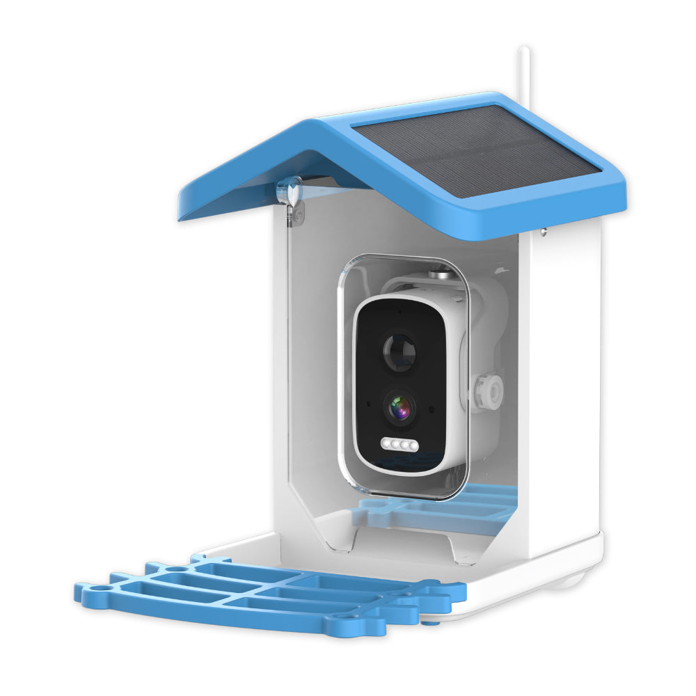 Bird Feeder Cam With Solar Roof For Outdoor Smart Video At Home | Temsk