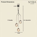 Lyvara Chandelier Modern Pendant Light for Kitchen Dining and Living Rooms | Temsk
