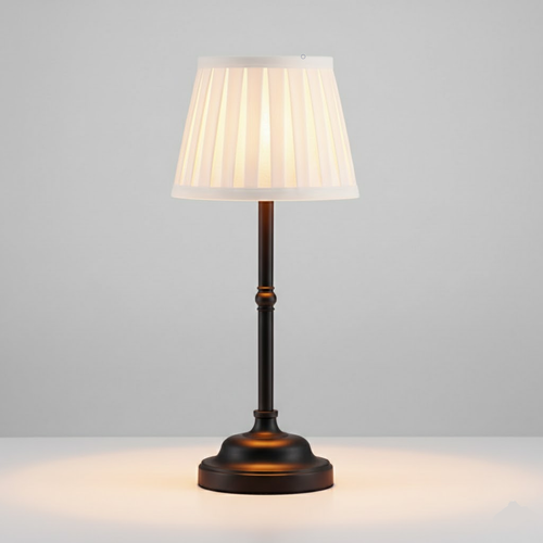 Brass LED Table Lamp, Cordless With Touch Dimming And Rechargeable Power Temsk