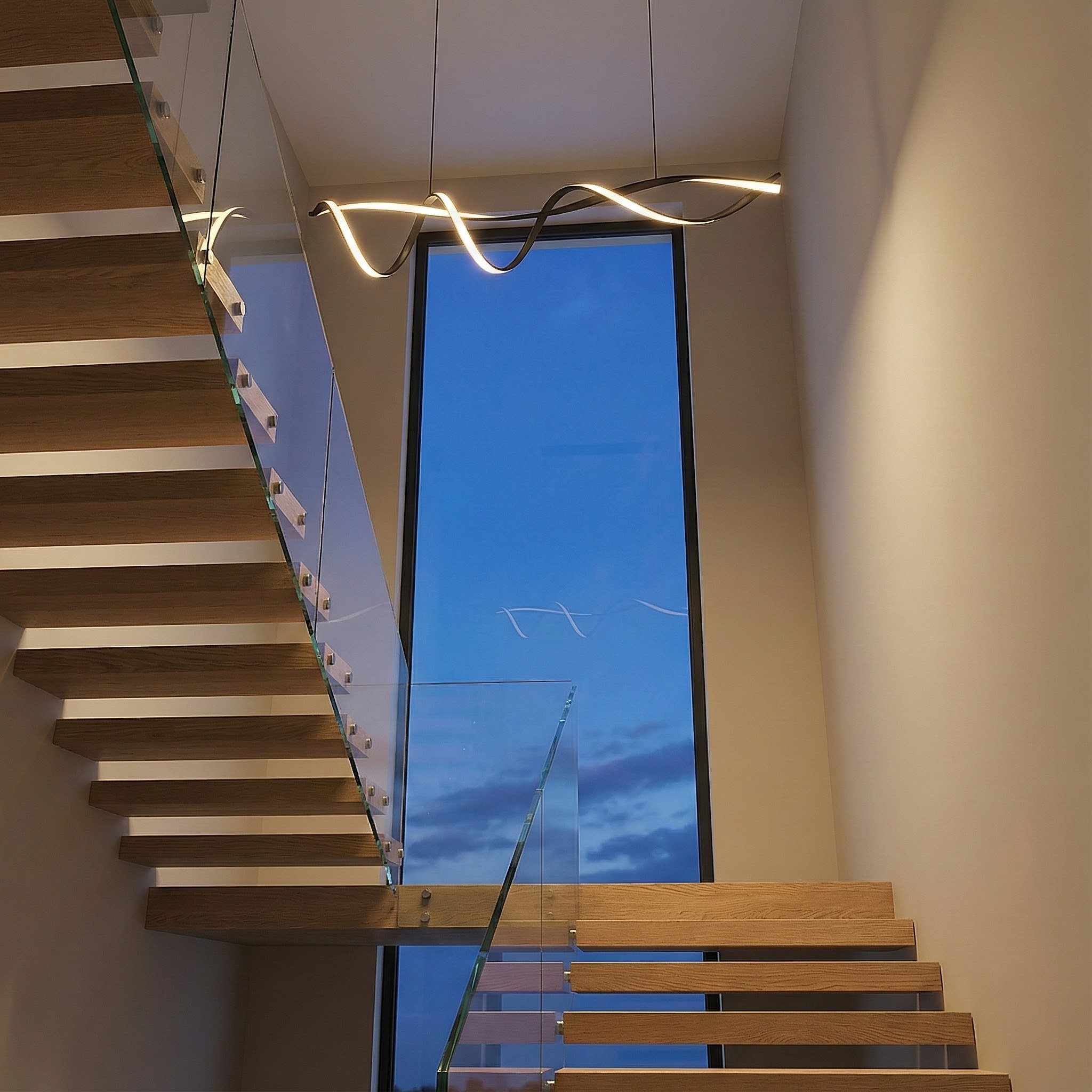 NovaWave Modern LED Overhead Ceiling Light Fixture | Temsk