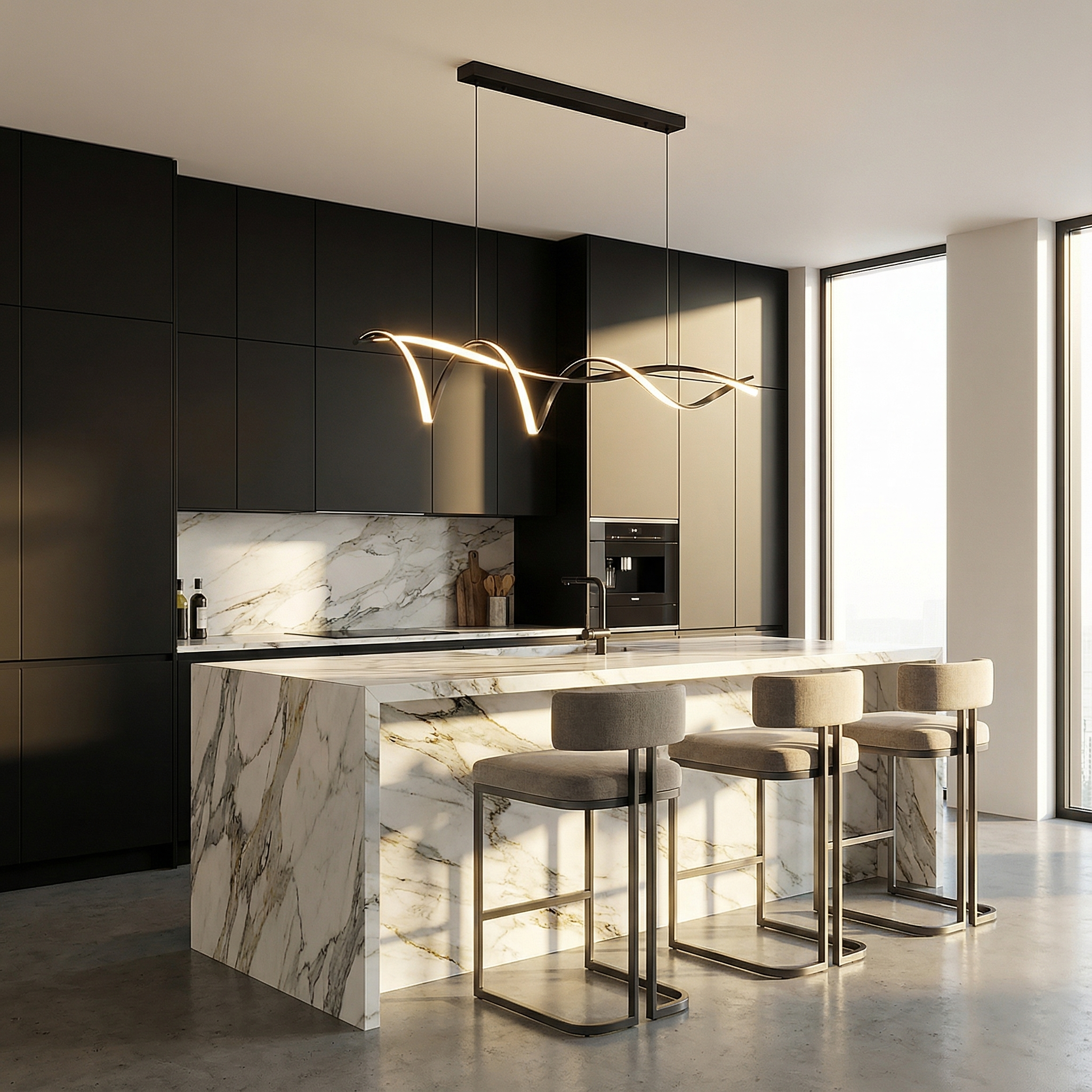 NovaWave Modern LED Overhead Ceiling Light Fixture | Temsk