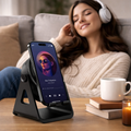 Wireless Charger With Bluetooth Speaker And Induction Phone Stand | Temsk