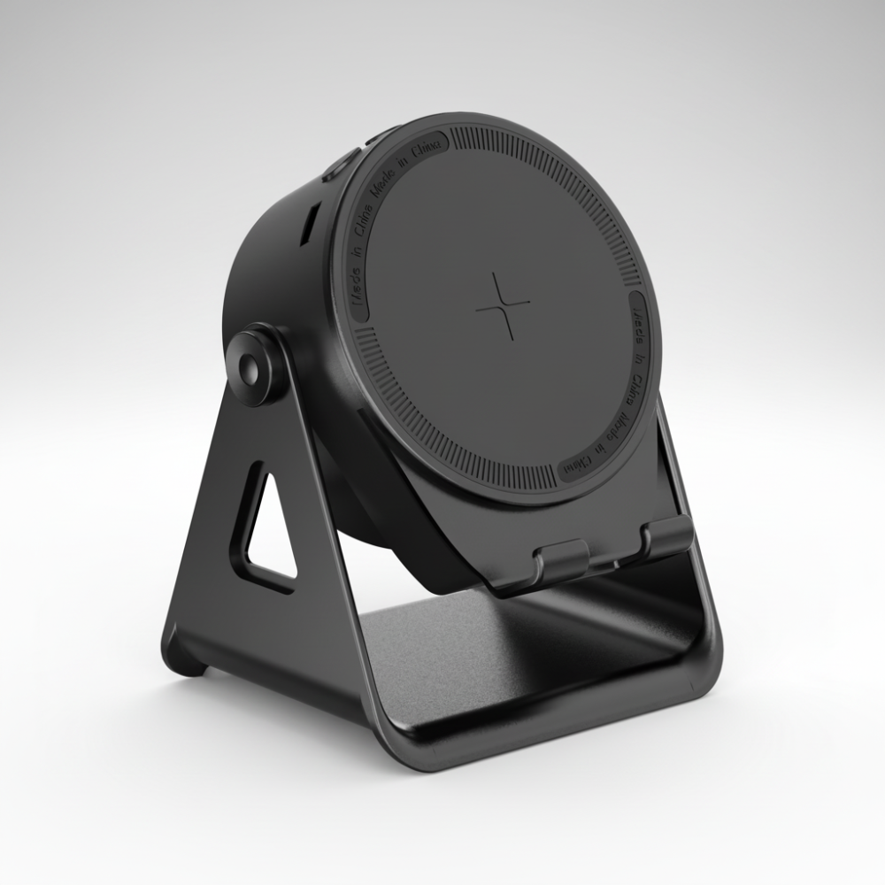 Wireless Charger With Bluetooth Speaker And Induction Phone Stand | Temsk