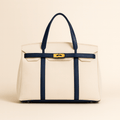Aurelia Premium Canvas Shopper With Reinforced Steel Details | Temsk